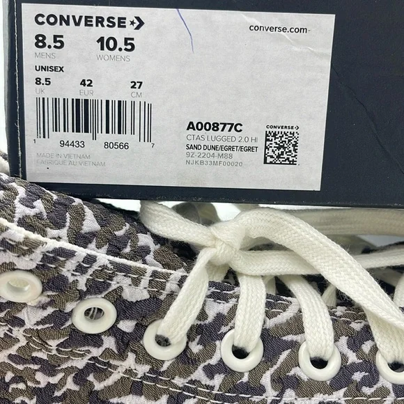 Converse WMNS High-Top Platforms A00877C
CTAS LUGGED 2.0 HI
SAND DUNE/EGRET/EGRT - Picture 13 of 16